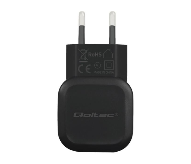QOLTEC 12W | 5V | 2.4A | USB + kabel USB typC 50184 - 382397 - zdjęcie 2